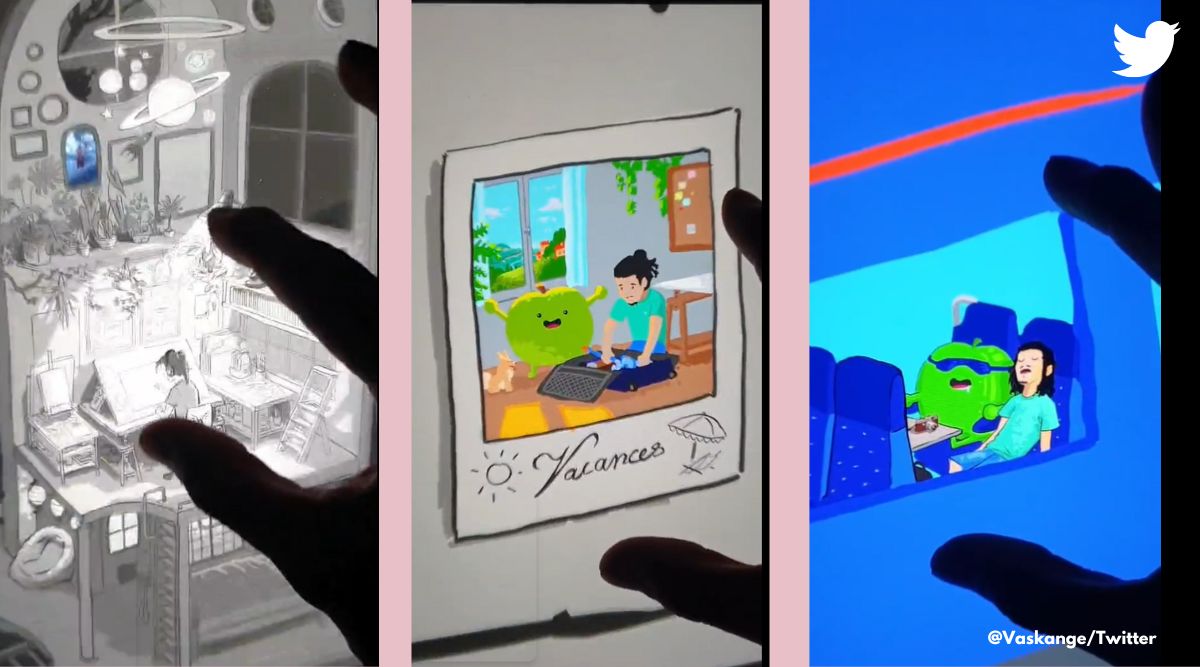 Digital artwork, viral digital art, victor artwork, tweets art, digital illustration viral, indian express