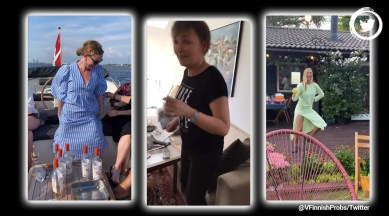 Sanna Marin, Finland, Prime Minister, party, dance, Finnish women, viral, trending