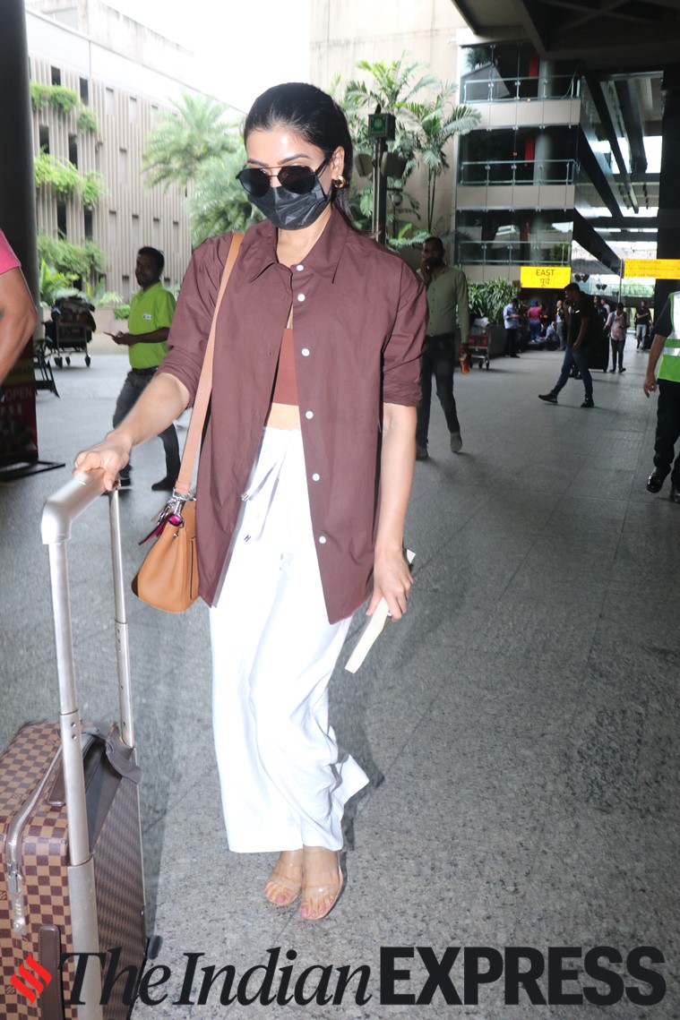 Samantha Ruth Prabhu, look de aeropuerto