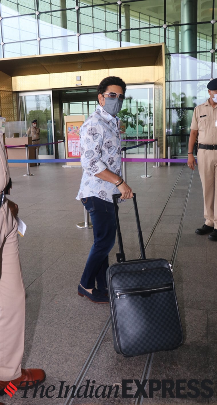 sachin tensulkar, airport fashion