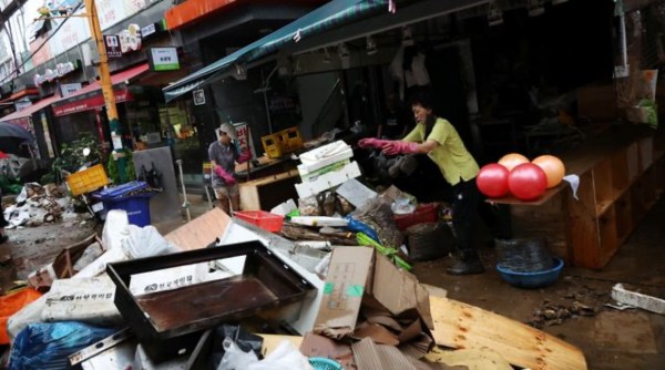 Seoul rain, Seoul record rain, Seoul weather, South Korea latest news, latest world news, Indian Express