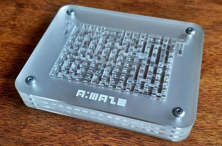 'A:MAZE’ maze mechanical puzzle for adults
