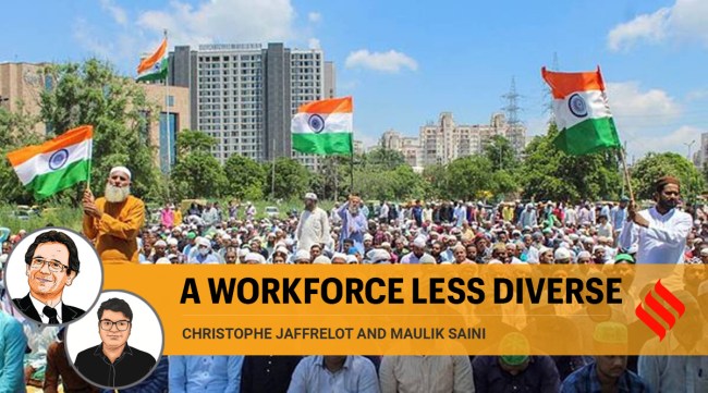 While Muslims form 14.2 per cent of the Indian population, their proportion of the public sector employment has stagnated at below 7 per cent (from 6.75 to 6.87 per cent) between 2009-12 and 2018-2020. (PTI Photo/File)