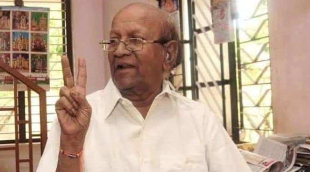 Advocate-turned-politician K Mayathevar (Twitter/@KovaiSathyan)