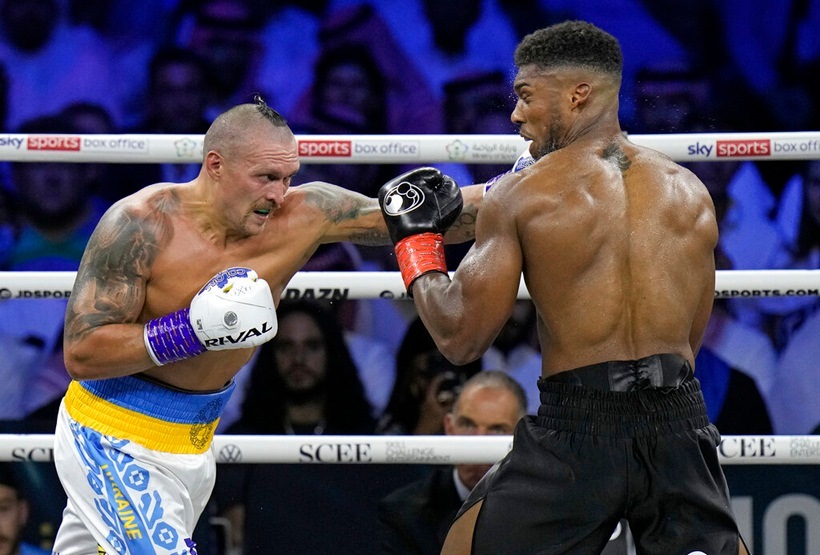 In Pics: Oleksandr Usyk Beats Anthony Joshua, Keeps Heavyweight Belts ...