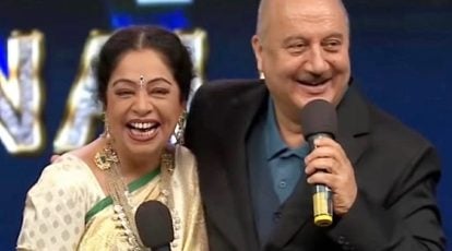 foto del matrimonio di anupam kher