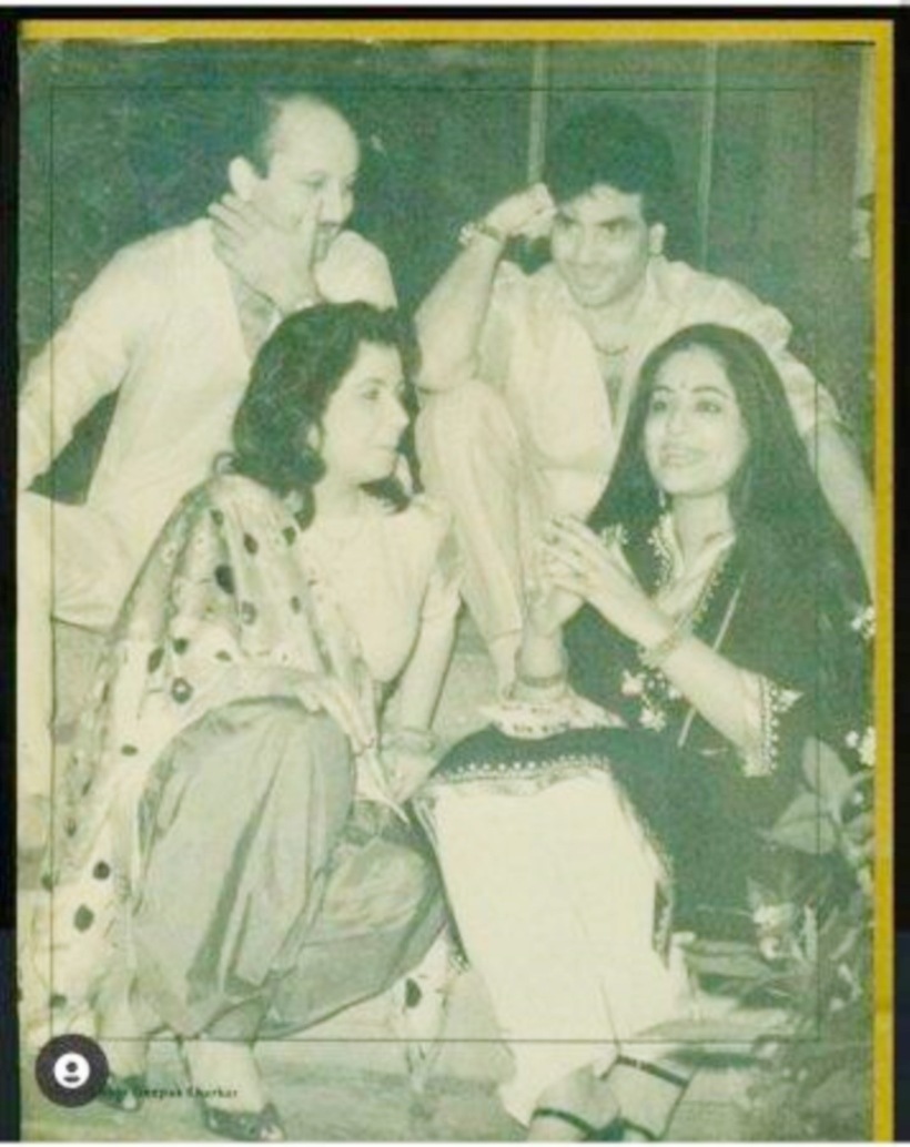 foto del matrimonio di anupam kher