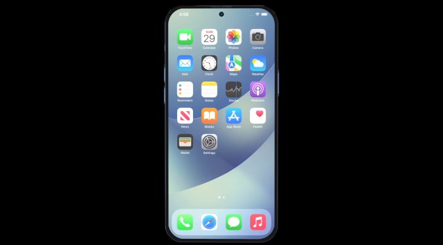 A concept rendering of the iPhone 14 Pro. (Image credit: ConceptsiPhone / YouTube / Screenshot)