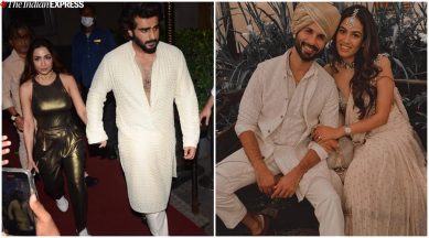 Arjun Kapoor is the dutiful boyfriend to Malaika Arora at Kunal Rawal's wedding, Shahid Kapoor-Mira Rajput and Varun Dhawan-Natasha Dalal attend too