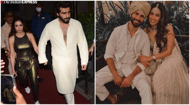 Arjun Kapoor is the dutiful boyfriend to Malaika Arora at Kunal Rawal's wedding, Shahid Kapoor-Mira Rajput and Varun Dhawan-Natasha Dalal attend too