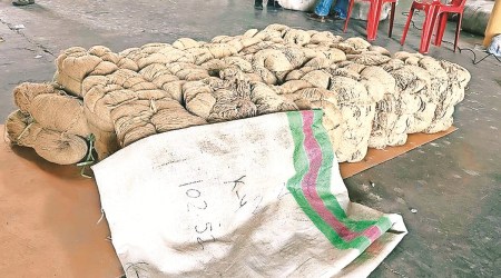 As many as 457 packets of suspected narcotics were recovered from 3 districts in the first week of August. 