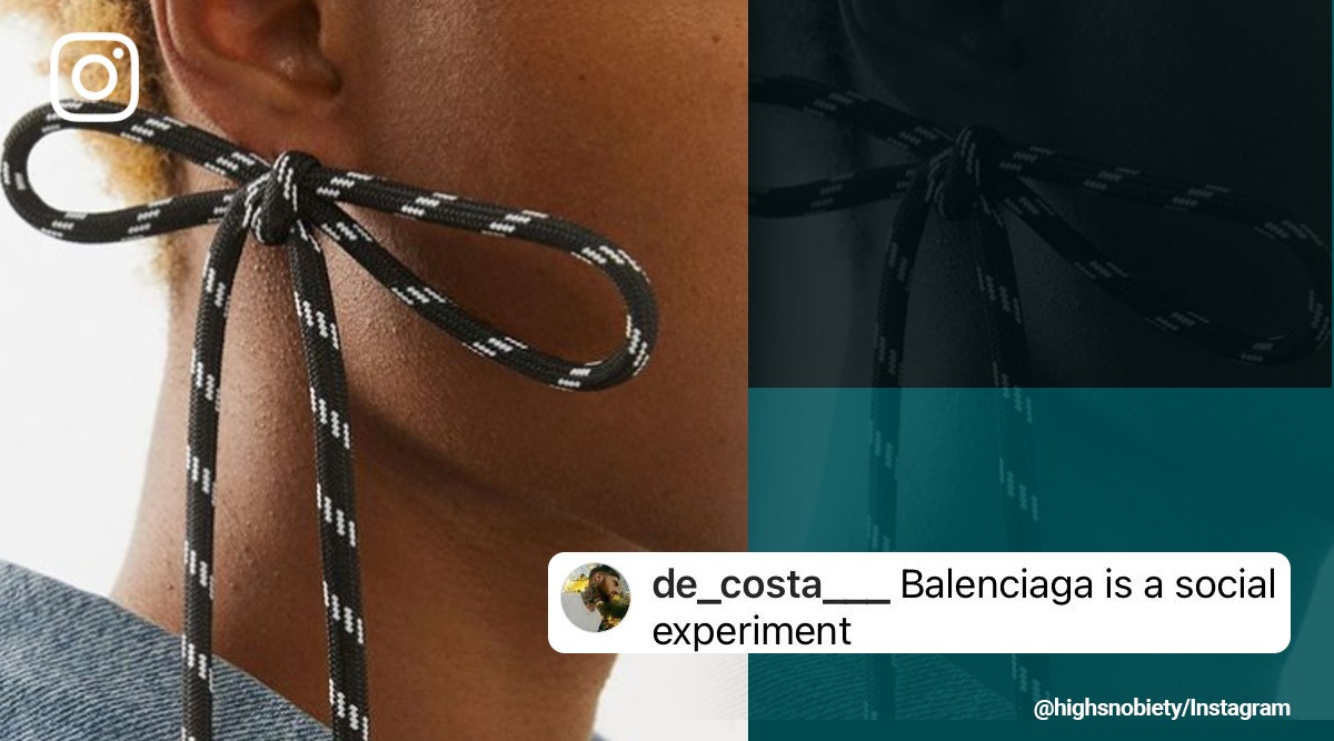 Instagram users are baffled by Balenciaga's $1,790 garbage bags