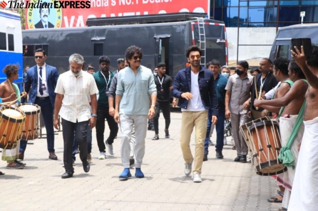 Brahmastra Ranbir Kapoor, Nagarjuna, and SS Rajamouli
