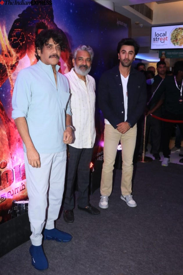 Brahmastra Ranbir Kapoor, Nagarjuna, and SS Rajamouli