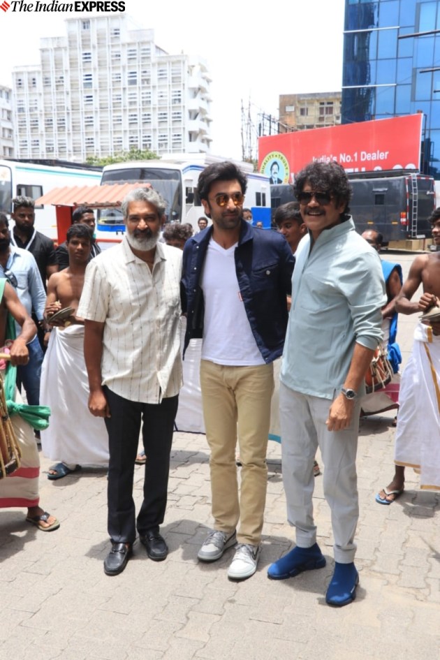 Brahmastra Ranbir Kapoor, Nagarjuna, and SS Rajamouli
