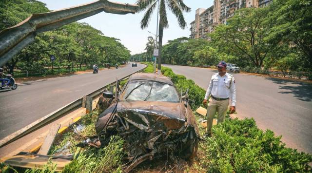 Total road accidents reported was 4.03 lakh in 2021, up from 3.54 lakh the year before. (Express file photo by Narendra Vaskar)