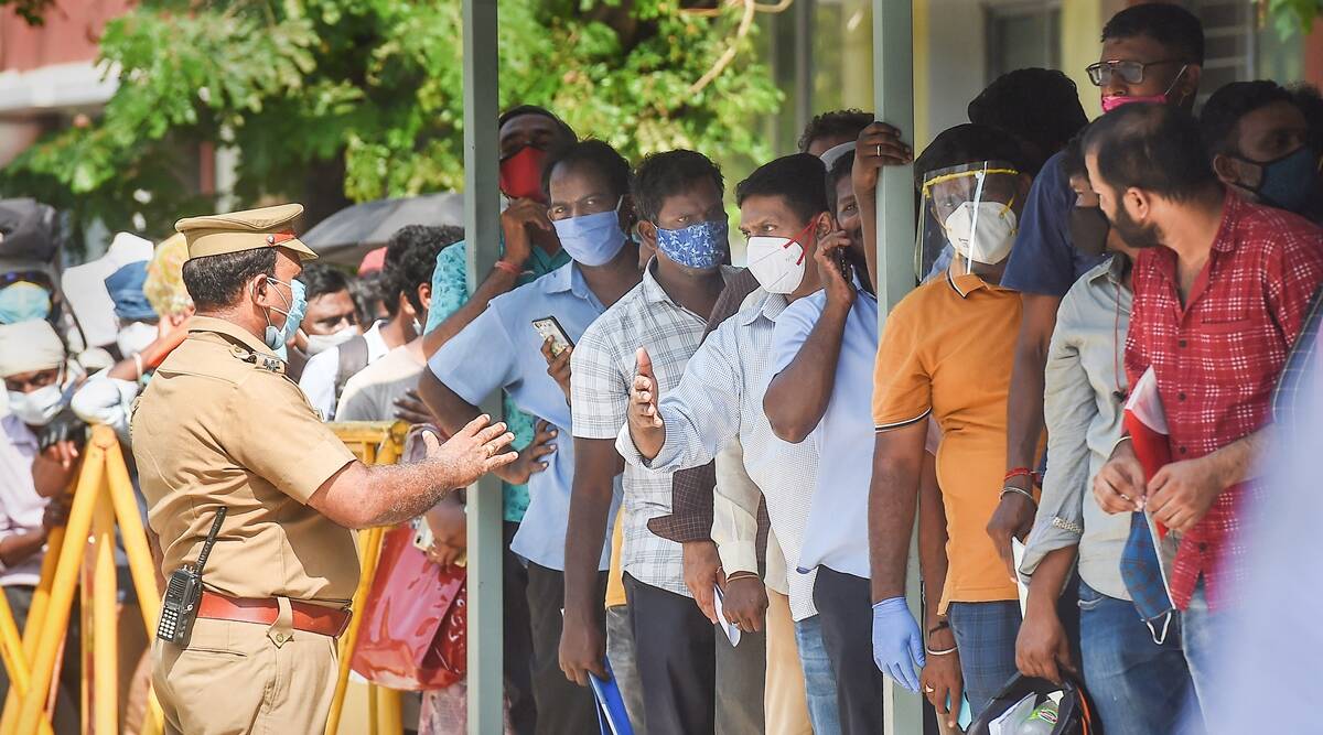 Active Covid19 cases continue to dip in TN Chennai News The Indian