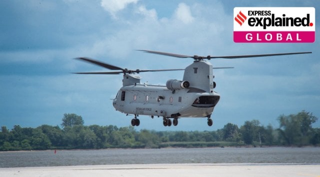 The US Army operates around 400 Chinook helicopters which are medium-lift, multi-role helicopters manufactured by Boeing who perform a variety of tasks in support of Army operations. (Express File/Sourced)