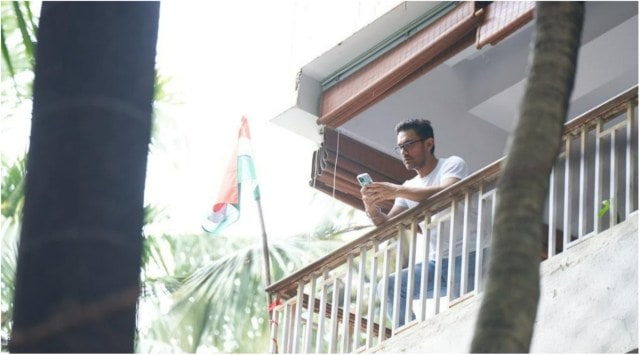 Aamir Khan clicked at his residence (Photo:  Varinder Chawla)