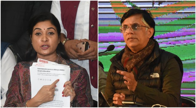 Congress leaders Alka Lamba and Pawan Khera reacted to the raids at Manish Sisodia's house. (Photos: Express Archive)