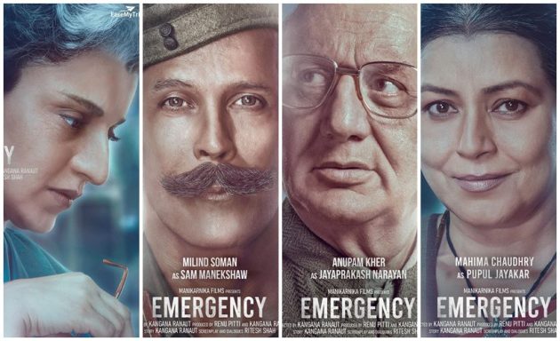 Emergency first look posters Who plays who in Kangana Ranaut film
