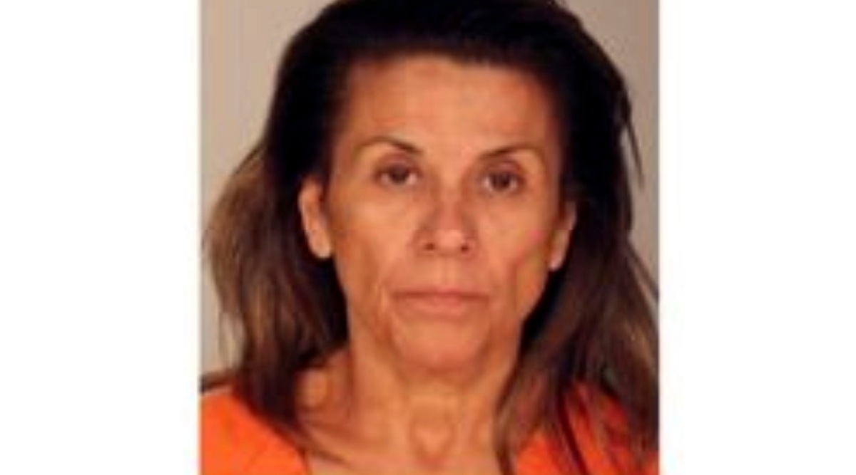 This image provided by the Plano, Texas, Police Department shows Esmeralda Upton in her police booking photo on Aug. 25, 2022 in Plano, Texas. (Plano Police Department via AP)