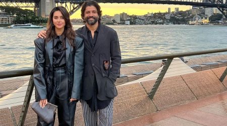 Farhan Akhtar, Shibani birthday photo