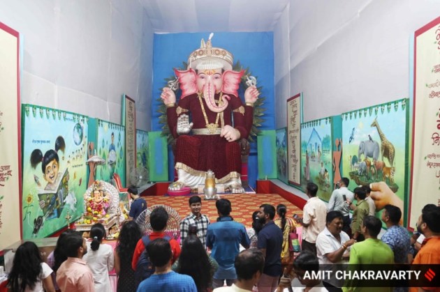 Ganesh Chaturthi 2022, Ganesh Chaturthi 2022 pictures, Ganesh Chaturthi 2022 photographs, Ganesh Chaturthi 2022 celebrations, Ganesh Chaturthi 2022 photos, Ganesh Chaturthi 2022 pics, devotees celebrating Ganesh Chaturthi, indian express news