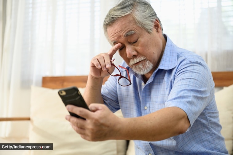 World Senior Citizen's Day, World Senior Citizen's Day 2022, eye checkup, eye health, vision loss and aging, age-related macular degeneration, indian express news