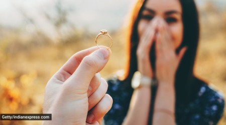 engagement, engagement in public, proposal, marriage proposal, how to propose in public, how to get engaged in public, indian express news