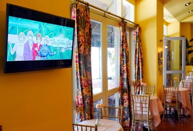 golden girl restaurant, sitcom, food pop up