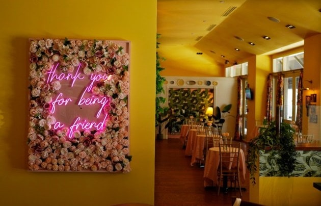 golden girl restaurant, sitcom, food pop up