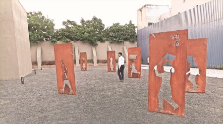 The Veer Bal Smarak in Anjar. (Express Photo by Gopal Kateshiya)