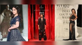 Fashion Design Council (FDCI), India Couture Week 2022, India Couture Week photos, showstoppers India Couture Week, celebs at India Couture Week, India Couture Week 2022 showstoppers, Bollywood celebs India Couture Week 2022, celeb fashion, fashion designers, fashion collection at India Couture Week, indian express news