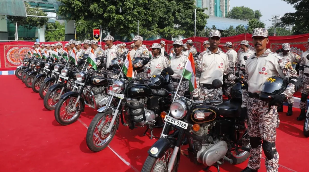 Independence Day 40 RPF personnel set out on bike rally from Hyderabad