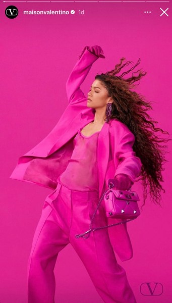 'Fearless' Zendaya ocupará un lugar central en la campaña publicitaria Pink PP de Valentino