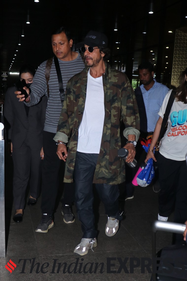 Shah Rukh Khan, look de aeropuerto