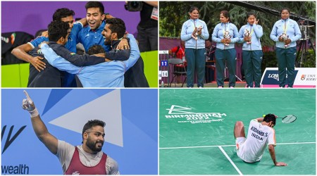 Glimpses from Commonwealth Games Day 5. (PTI)