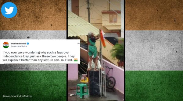 Independence Day 2022, 75th Independence Day, Anand Mahindra, elderly couple, flag, hoisting the flag, August 15