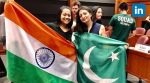 Indian woman, Pakistan, friends, LinkedIn, Sneha Biswas