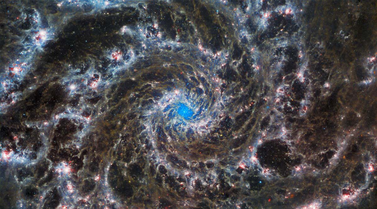 NASA's Webb Telescope captures Phantom Galaxy in unprecedented detail