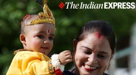 Krishna Janmashtami, Krishna Janmashtami celebrations, Krishna Janmashtami 2022, Janmashtami 2022, Janmashtami 2022 photos, Janmashtami pictures, Janmashtami Dahi Handi, Janmashtami in India, indian express news