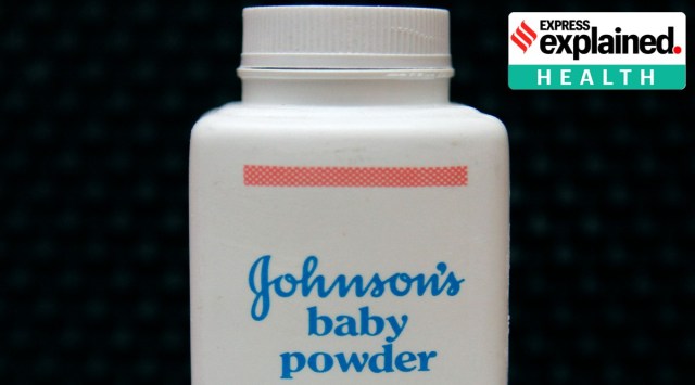 A bottle of Johnson's baby powder is displayed in San Francisco. (AP file photo)