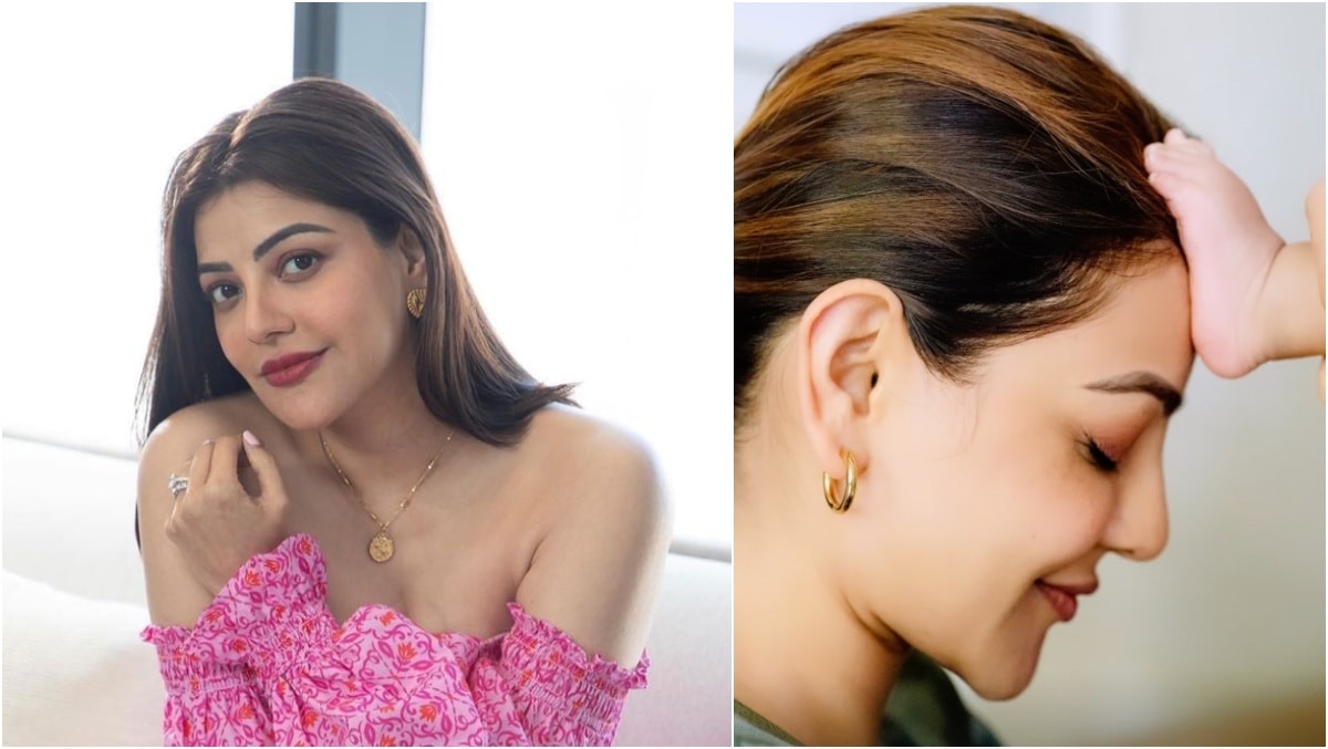 Kajal Aggarwal and her son pay tribute to SS Rajamouli by recreating scene  from Baahubali | Telugu News - The Indian Express