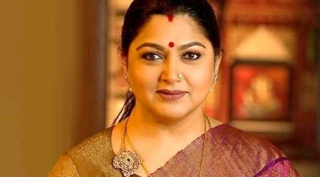 Tamil Nadu BJP leader and actor Khushbu Sundar 