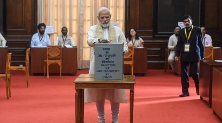 In pics: MPs cast their votes to elect India’s next Vice-President