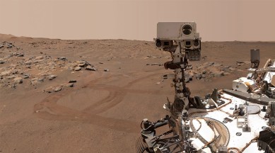 A selfie taken by NASA's Perseverance Rover