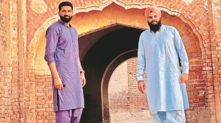 Nasir Dhillon with his friend Lovely Singh 