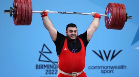 Nooh lifted a record-breaking 405 kg overall in the 109 kg-plus category of the Commonwealth Games in Birmingham. (Twitter)