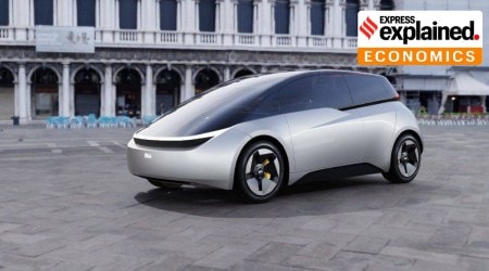 Ola, Ola car, Ola electric car, Ola electric car image, Ola car features, Ola scooter fires, Ola news, Indian Express